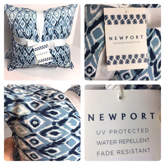 Newport Throw Corinthian Pillows 2pc set Indoor /Outdoor 18" Square Newport Throw Corinthian Pillows 2pc set Indoor /Outdoor 18" Square